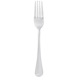 Choice Midland 7 3/4 in 18/0 Stainless Steel Medium Weight Four-Tine Dinner Fork - (precio por docena)