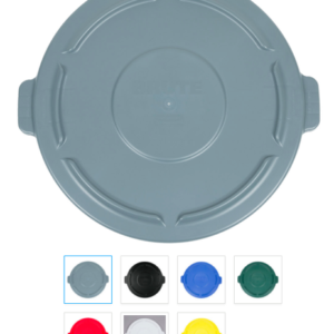 TAPA PARA CONTENEDOR 55 GAL Rubbermaid FG265400 BRUTE 55 Gallon Trash Can Lid COLORES