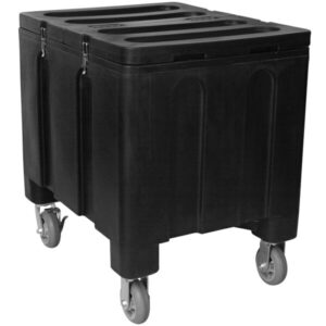 CARRO PARA HIELO 200 LB (90 KGS) 37 X 27 X 31 1/2 PG COLOR NEGRO
