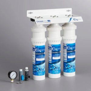 FILTRO TRIPLE PARA AGUA MAQUINA DE HIELO C Pure 54,000 GAL. DE 5 GPM