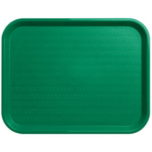 CHAROLA DE SERVICIO RECTANGULAR 14 X 18 PG COLOR VERDE CARLISLE (CAJA CON 12 PIEZAS)