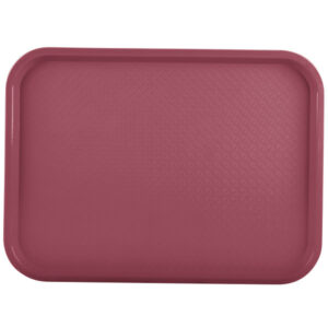 CHAROLA DE SERVICIO 12 X 16 PG COLOR TINTO MARCA VOLLRATH (CAJA CON 24 PIEZAS)