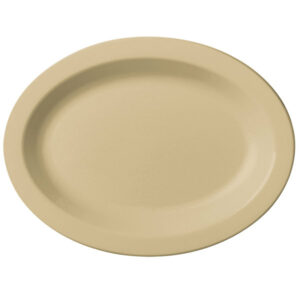 PLATO OVALADO DE 9plg MODELO 120CWPBG MARCA CAMBRO COLOR BEIGE (PRECIO POR CAJA DE 24 PIEZAS)