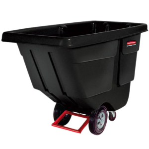 CARRO PARA BASURA Rubbermaid FG130400BLA Black 0.5 Cubic Yard Tilt Truck / Trash Cart (450 lb.)