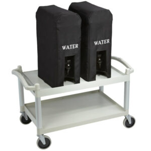 CARRO TRANSPORTADOR PARA 2 DISPENSADORES TERMICOS DE 4.75 GAL (INCUIDOS) MARCA CAMBRO HYDRASTATIONPKG