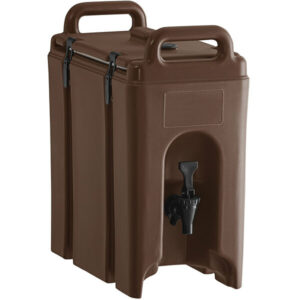 DISPENSADOR TERMICO DE BEBIDAS CAMBRO 2.5 GALONES 16 1/2 x 9 x 18 3/8pg COLOR CAFE