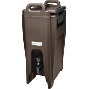 DISPENSADOR TERMICO DE BEBIDAS CAMBRO 5.25 GALONES 16 3/4 x 11 3/4 x 26 5/8 COLOR CAFE