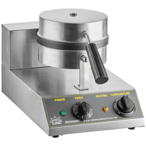WAFLERA USO INDUSTRIAL SENCILLA Carnival King WSM11 CON TEMPORIZADOR 20 WAFFLES POR HORA 120V