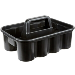 CAJA PARA ARTICULOS DE LIMPIEZA AMA DE LLAVES COLOR NEGRO FG315488BLA 38.1 X 27.7 X 18.8 CM RUBBERMAID