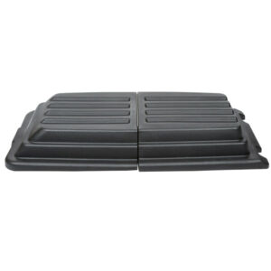 Tapa para contenedor de volteo 9T15 y 9T16 color negro Rubbermaid