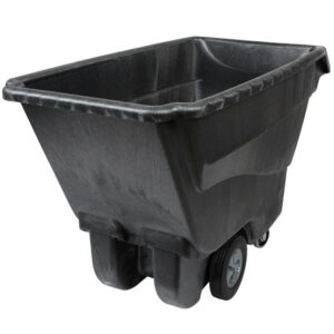 Carro contenedor inclinable color negro Rubbermaid FG9T1500BLA