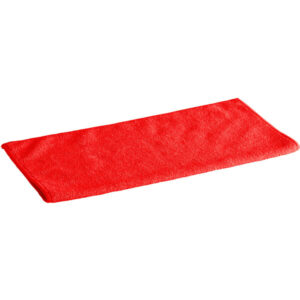 Trapo de microfibra para uso comercial ligero 16x16pg color rojo MARCA LAVEX JANITORIAL