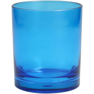 Fortessa Outside 12 oz. Blue Tritan Plastic Rocks / Old Fashioned Glass - 24/Case