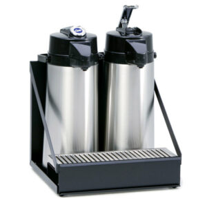 JUEGO DE 2 TERMOS PARA CAFE CON RACK MARCA CURTIS MEDIDAS: 11 1/2 x 13 1/4 x 11 3/4 PG