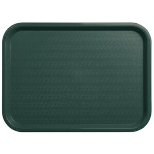 CHAROLA DE SERVICIO RECTANGULAR 12 X 16 PG COLOR VERDE SELVA CARLISLE (CAJA CON 24 PIEZAS)