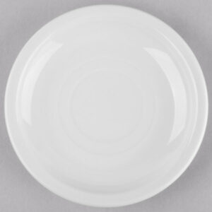 Plato para Taza de 15.2 cms Blanco Brillante Marca World tableware (36 PIEZAS POR CAJA)