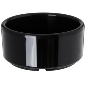 RAMEKIN 4 OZ MELAMINA 41403 NEGRO RECTO CARLISLE (PRECIO POR 48 PIEZAS)