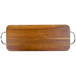 TABLA DE MADERA PARA SERVICIO CON AGARRADERAS 17 x 7 x 5/8 PG TABLE CRAFT (PRECIO POR 4 PIEZAS)