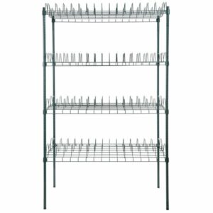 Estante de 24 x 48 Verde Epoxico Rack de Secado con Postes de 74