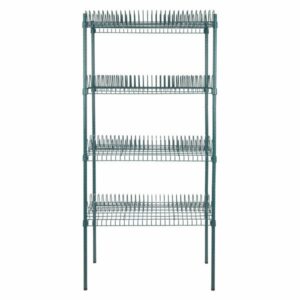 Estante de 24 x 36 Verde Epoxico Rack de Secado con Postes de 74