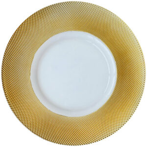 Plato Base Color Dorado de 33cms Modelo 200001G