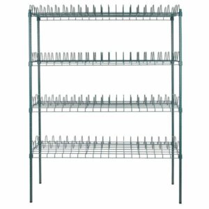 Estante de 24 x 60 Verde Epoxico Rack de Secado con Postes de 74