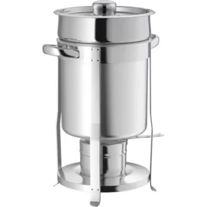 CHAFER PARA SALSAS 4 QT TERMINADO ACERO INOXIDABLE CHOICE