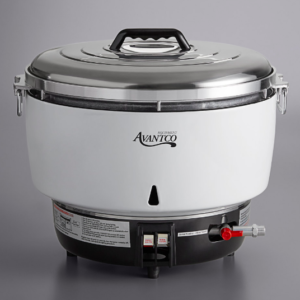 ARROCERA A GAS DE 110 TAZAS, 17 1/8 X 20 1/4 PG , Acero inoxidable, Tipo de energia propano liquido, Capacidad sin cocinar 55 tazas