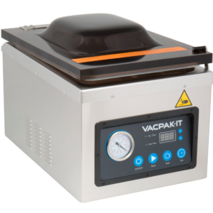 EMPACADORA AL VACIO MCA. VacPak-It VMC10DPU CON BARRA SELLADORA 10 1/4 PG DE 1/4 HP - Cada bolsa en 6 segundos, aspira completamente el aire en 25 a 60 segundos , 120v