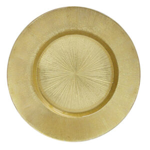 Plato Base Color Dorado de 33cms Modelo 1900013GD