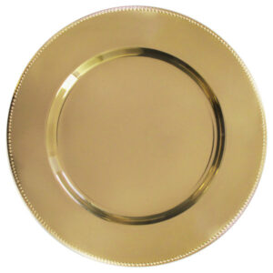 Plato Base Color Dorado de 33cms Modelo 18102024