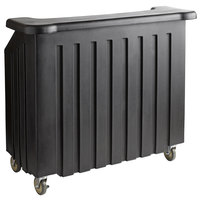 BAR PORTATIL Cambro BAR540110 Cambar Black 54" Portable Bar with 5-Bottle Speed Rail