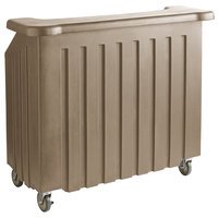 BAR PORTATIL Cambro BAR540194 Cambar® Granite Sand 54" Portable Bar with 5-Bottle Speed Rail
