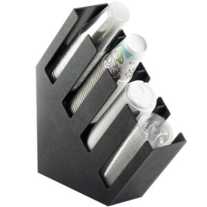 ORGANIZADOR DE VASOS Y TAPAS 4 COMPARTIMENTOS 4.5x 19.5x 19.2 PG