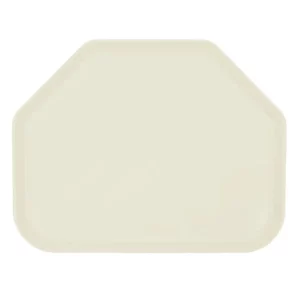 CHAROLA DE SERVICIO TRAPEZOIDAL FIBRA DE VIDRIO 14 x 18 PULGADAS COLOR BLANCO COTTAGE CAMBRO (PRECIO POR 12 PIEZAS)