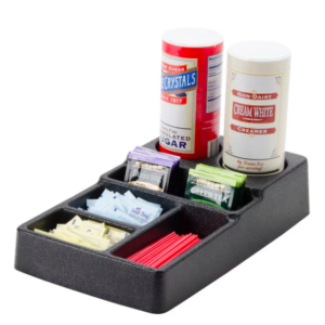 ORGANIZADOR DE SOBRES PARA TE Y LECHE 6 COMPARTIMENTOS 14 1/2 X 8 1/4 X 2 7/8 PG