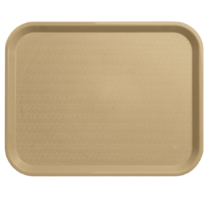 CHAROLA DE SERVICIO RECTANGULAR 12 X 16 PG COLOR BEIGE CARLISLE (CAJA CON 12 PIEZAS)