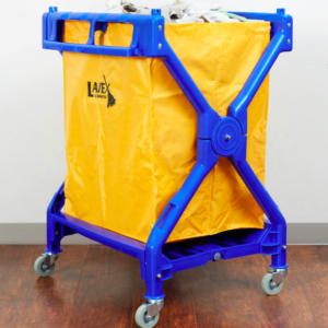 CARRO DE LIMPIEZA EN FORMA DE TIJERA 60 KG CON BOLSA DE VINIL