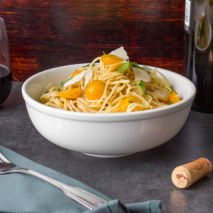 PLATO BOWL CAPACIDAD DE 1035 ML (35 OZ.) DIAMETRO 7.65PG MARCA ECOR BLANCO BRILLANTE (CAJA CON 12 PIEZAS)