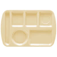 CHAROLA DE 6 COMPARTIMENTOS MARCA GET MODELO TL151T / 10 x 15 1/2 pg, 24 pzas