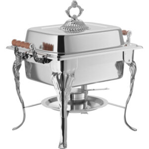CHAFER MEDIO 4 QT ECOR TAPA CON AGARRADERA Y TERMINADOS CLASICOS DL801A CHOICE