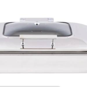 CHAFER ENTERO ECOR MODELO IND8CHAF ACOPA CON TAPA DE CRSITAL INDUCCION 8QT MEDIDAS: 23 X 17 X 5 PG