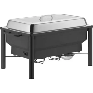 CHAFER ELECTRICO ENTERO 8 QT CON TAPA AGARRADERA DE ACERO 900W MEDIDAS: 16 1/2 X 16 1/2 X 14 PG ACOPA