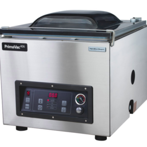 EMPACADORA AL VACIO MCA. PRIMAVAC BY HAMILTON BEACH HVC406 CON BARRA SELLADORA 16 PG - 24 metros cubicos X Hr, elimina el 99,9% del aire,