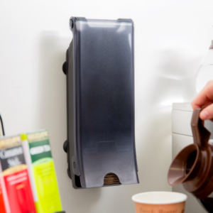 DISPENSADOR DE MANGAS PARA VASO DE CAFE 5.25 X 5.75 X 14.75 PG (SOBRE PEDIDO)