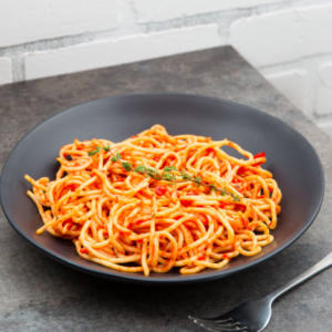 PLATO MATE NEGRO REDONDO PASTA 23CM (CAJA CON 18 PIEZAS)