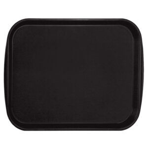 CHAROLA DE SERVICIO RECTANGULAR PREMIUM 14 X 18 PG CON AGARRADERA 1418-06 COLOR NEGRO VOLLRATH (PRECIO POR 12 PIEZAS)