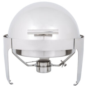 CHAFER REDONDO 6.5QT DELUX PLATA TAPA ABATIBLE