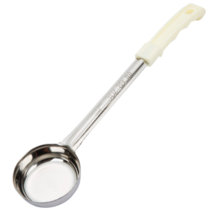 CUCHARA DE SERVIR ACERO INOX MANGO MARFIL 3oz