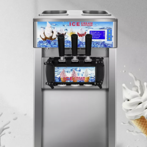 MAQUINA PARA NIEVE SUAVE COMERCIAL DE 110V. CAPACIDAD PARA 3 SABORES. MEDIDAS 29.9 x 22.6 x 16.7 pg.